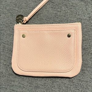 Chloe Soft Pink Leather Wristlet